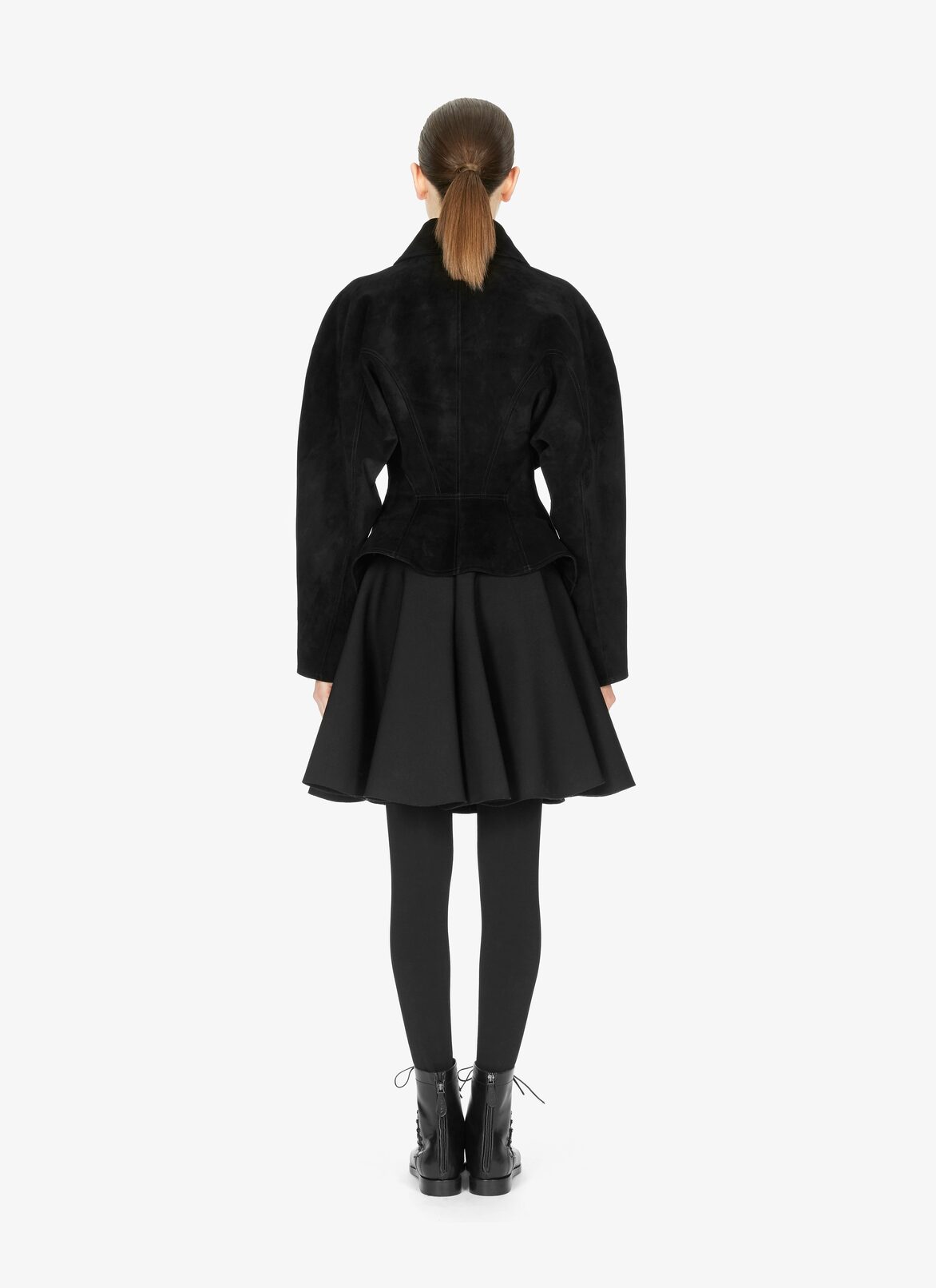 ALAÏA EDITION 1986 Suede Lace-Up Jacket ALAÏA BLACK ALAÏA EDITION 1986 SUEDE LACE-UP JACKET